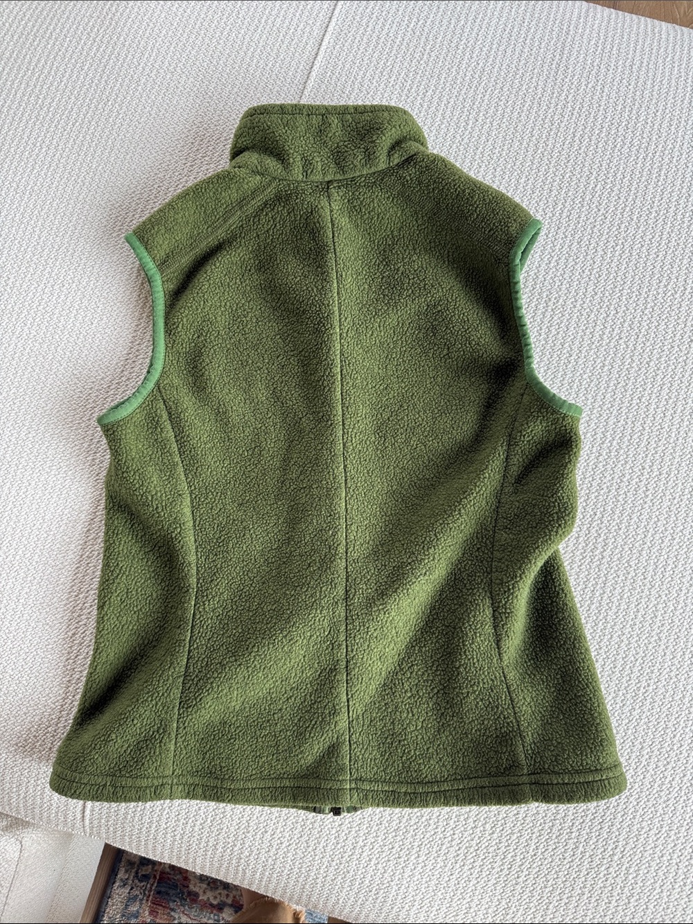 Olive Green Patagonia Synchilla Fleece Vest - Picture 2 of 3